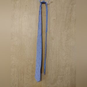 Bonjour Blue Patterned Silk Tie